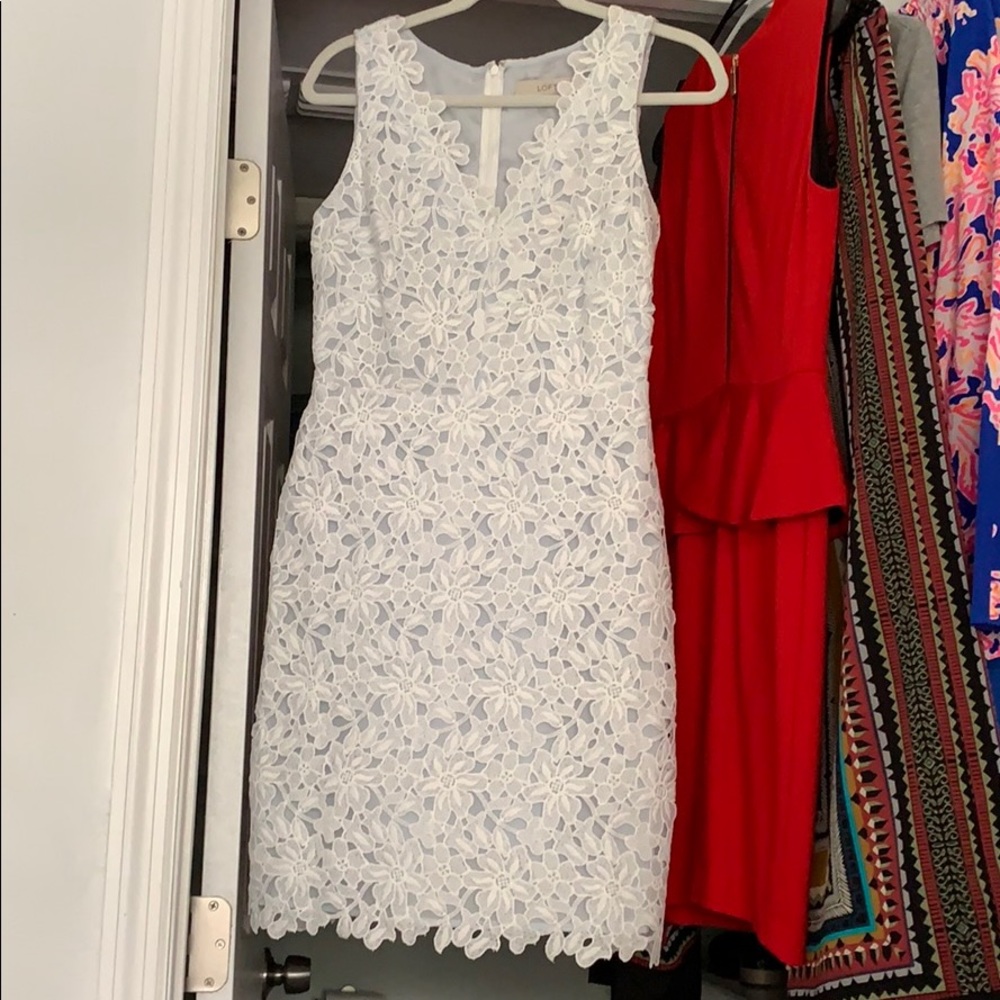 Loft NWT size 2 white shift